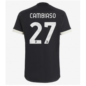 Juventus Andrea Cambiaso #27 Replika Tredjetrøje 2023-24 Kortærmet